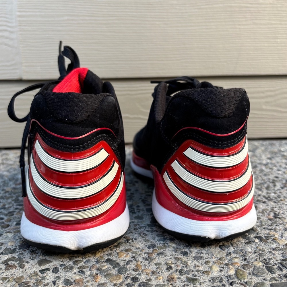 Men's adidas Rose 2.5 Low Chicago Bulls 'Away' Black/Red Basketball Size 12.5 - Picture 8 of 11